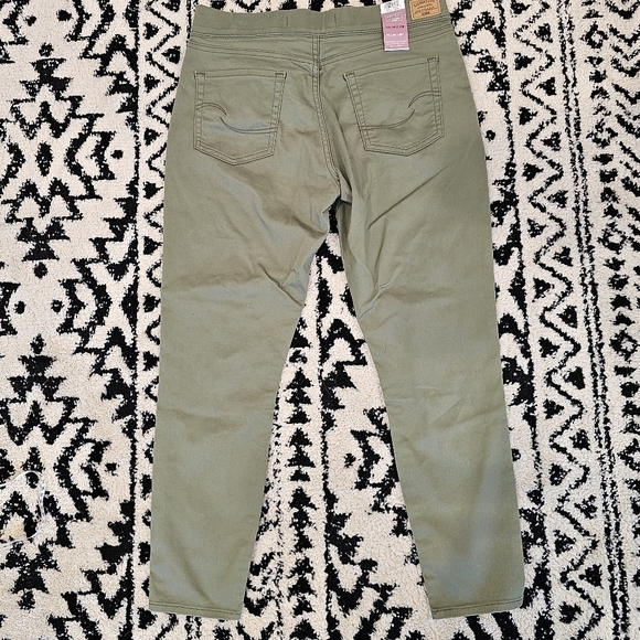 Levi Strauss Signature Hold Pull On Skinny Pants Jeans Olive Green 14S | 32x28 - Picture 10 of 10